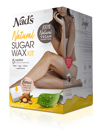 Nads Natural Hair Removal Sugar Wax Kit